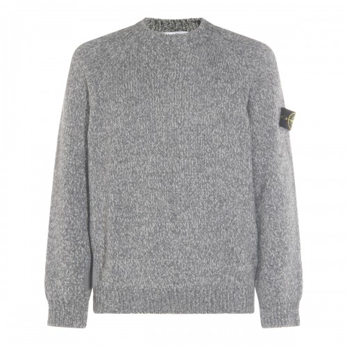 GREY WOOL KNITWEAR