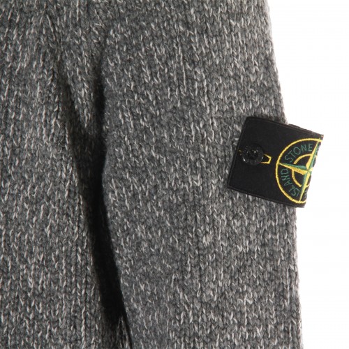 GREY WOOL KNITWEAR