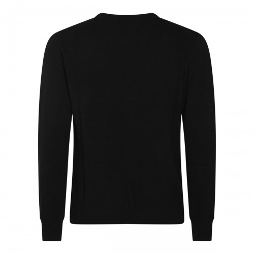 DARK BROWN WOOL KNITWEAR