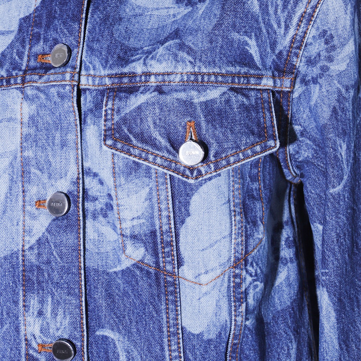 BLUE COTTON DENIM JACKET
