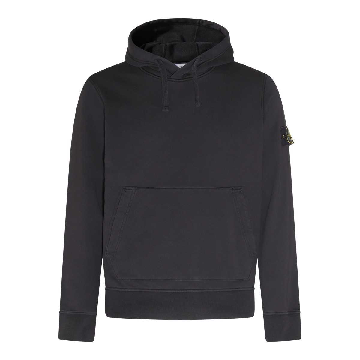 BLACK COTTON SWEATSHIRT