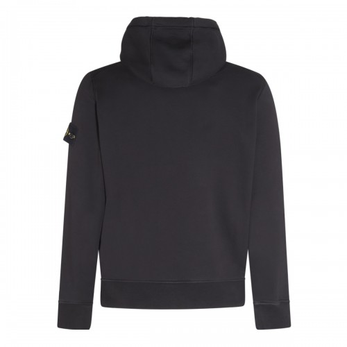 BLACK COTTON SWEATSHIRT