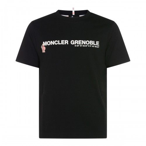 BLACK COTTON T-SHIRT