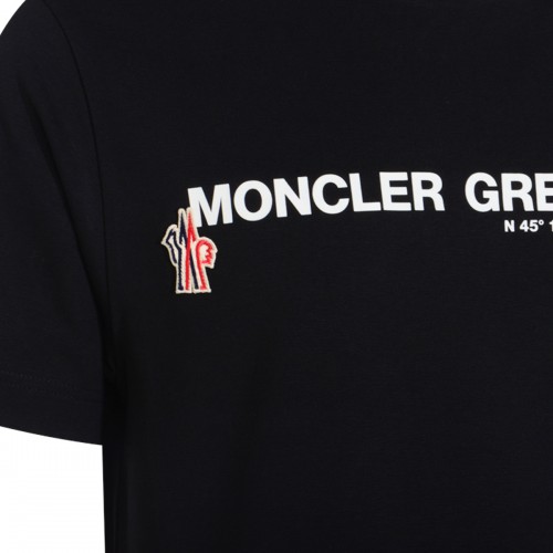 BLACK COTTON T-SHIRT