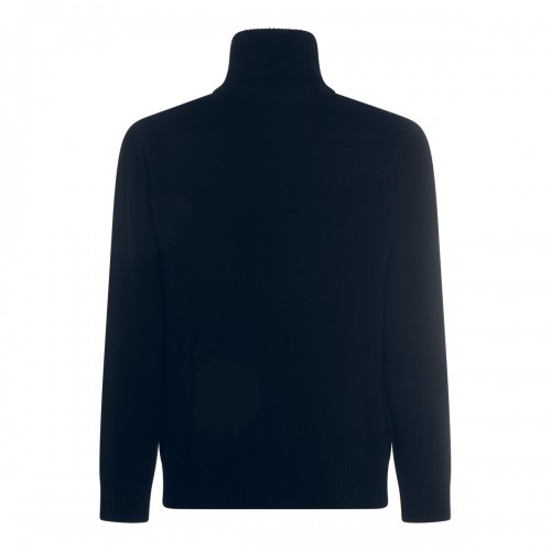 NAVY WOOL KNITWEAR 2