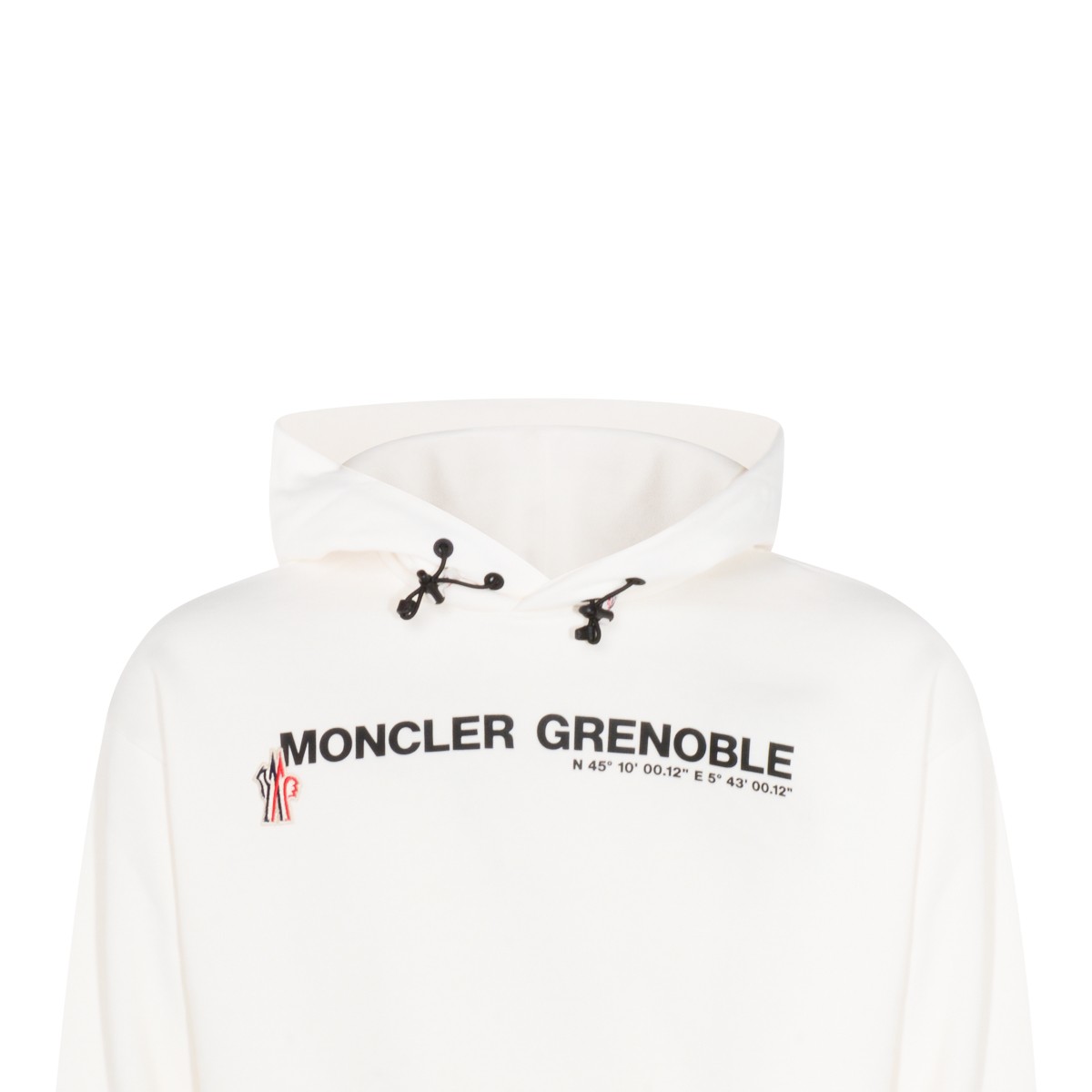 WHITE COTTON SWEATSHIRT