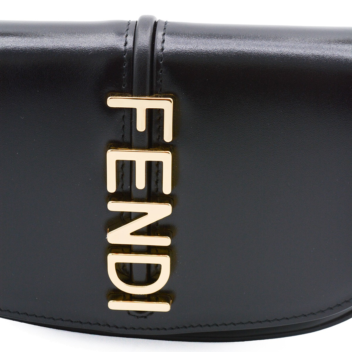 BLACK LEATHER FENDIGRAPHY MINI BAG BLACK LEATHER FENDIGRAPHY MINI BAG