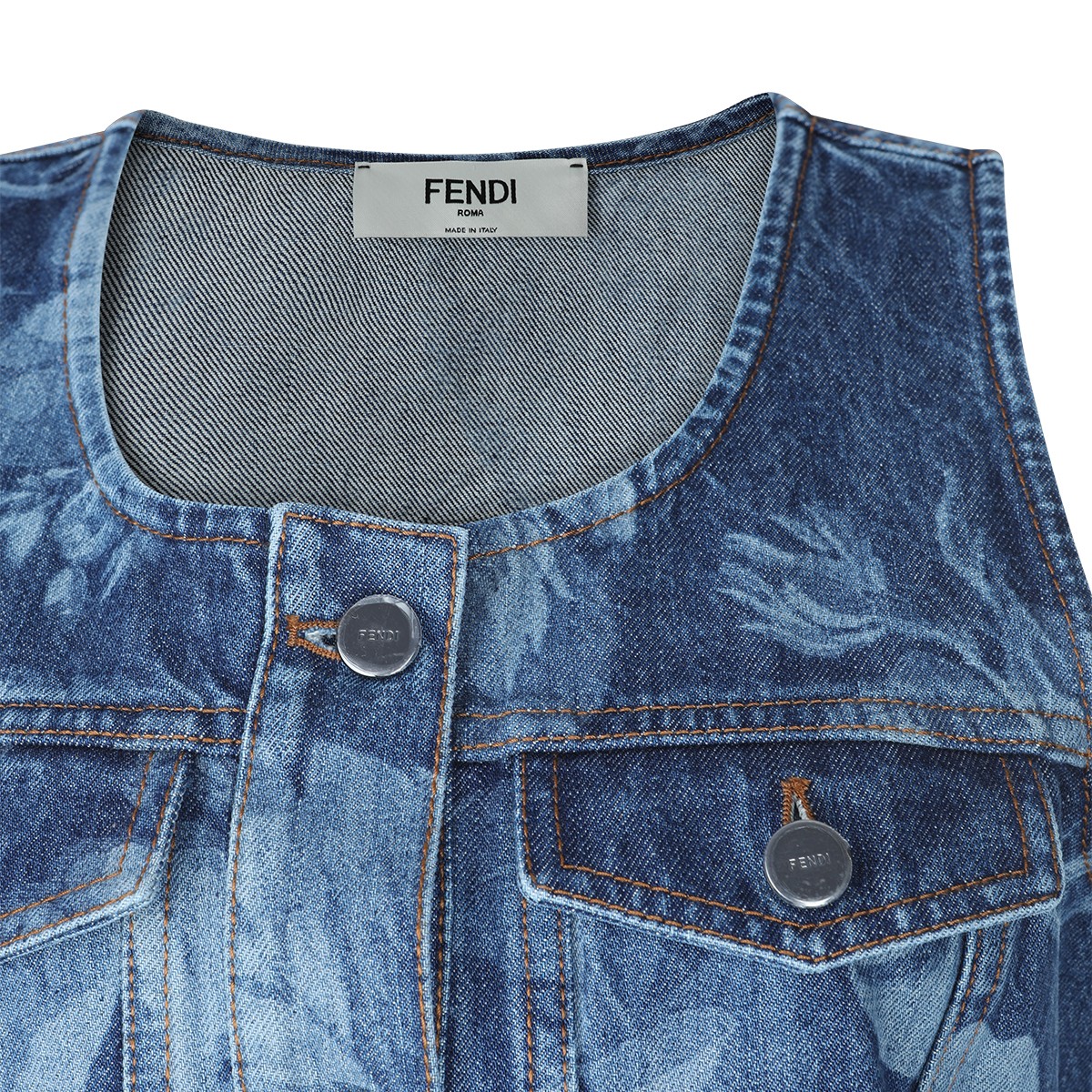 BLUE COTTON DENIM DRESS BLUE COTTON DENIM DRESS