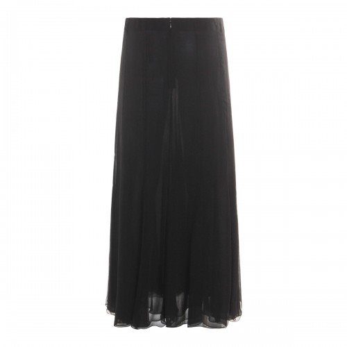 BLACK SILK SKIRT 2