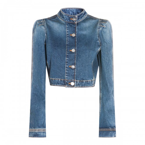 BLUE COTTON DENIM JACKET 2