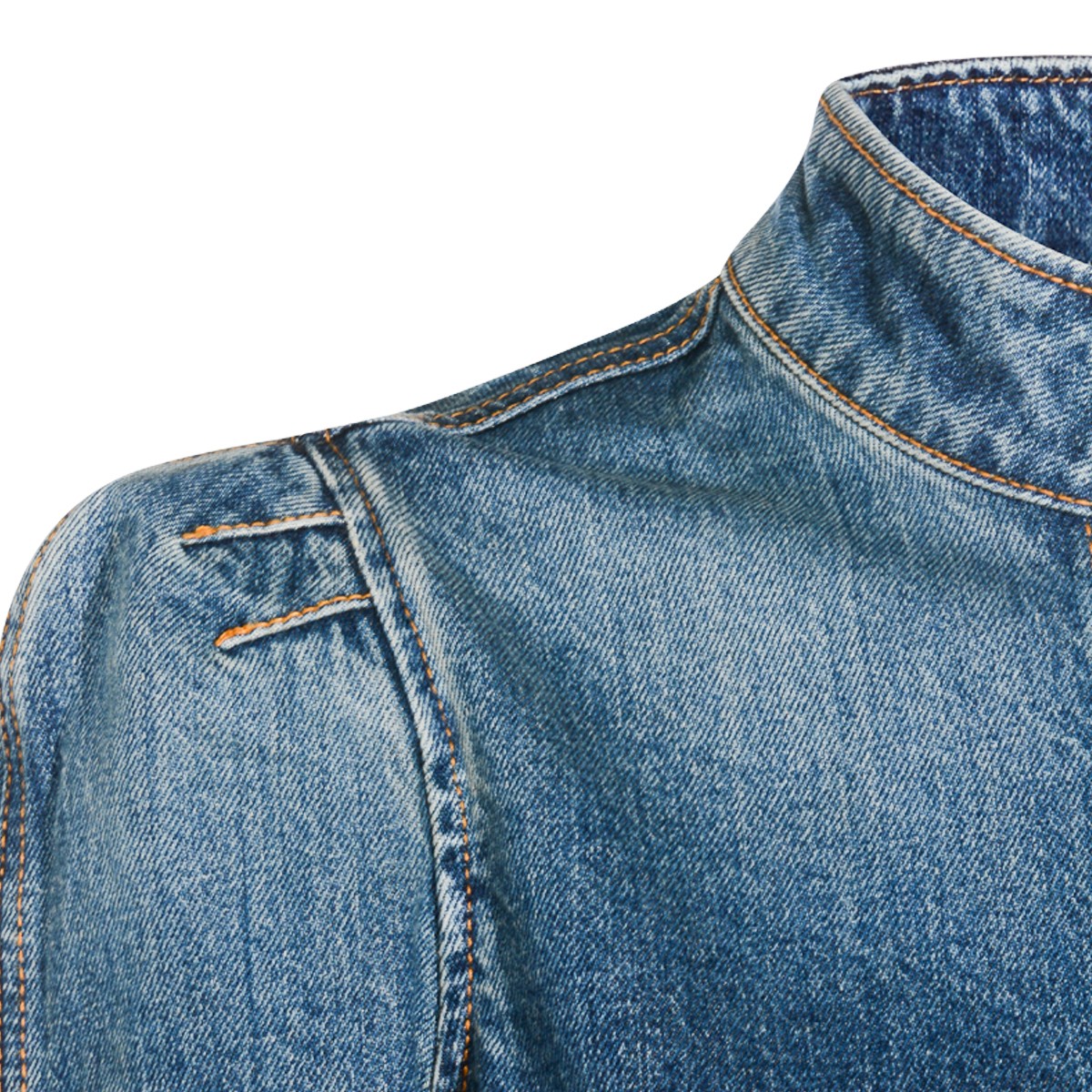 BLUE COTTON DENIM JACKET