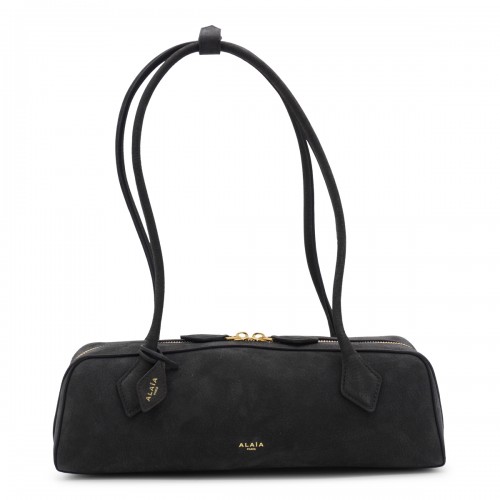 BLACK LEATHER TECKEL MEDIUM...