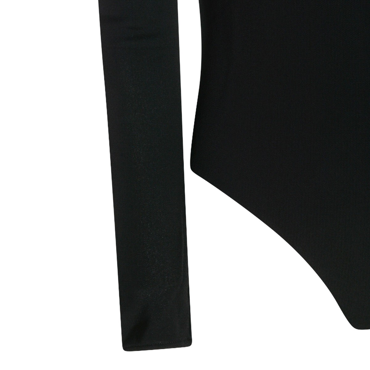 BLACK VISCOSE BODYSUIT