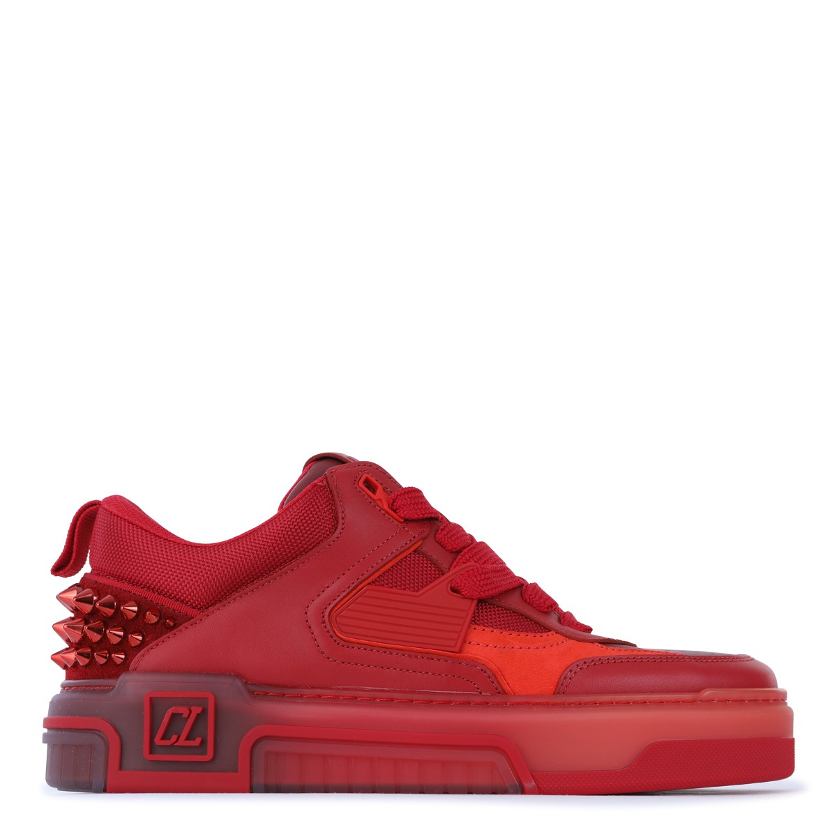RED LEATHER ASTROLOUBI SNEAKERS
