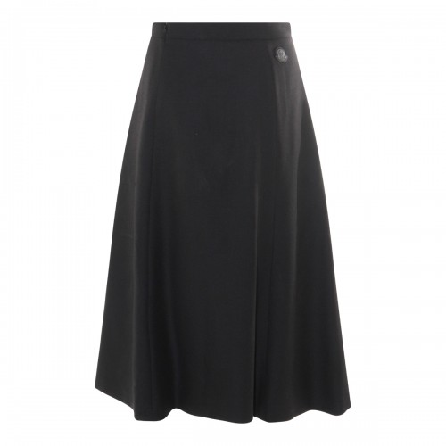 BLACK WOOL SKIRT 2