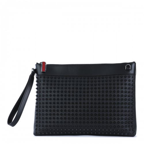 BLACK LEATHER POUCH