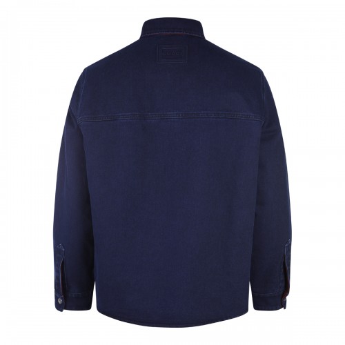 NAVY COTTON CASUAL JACKET 2