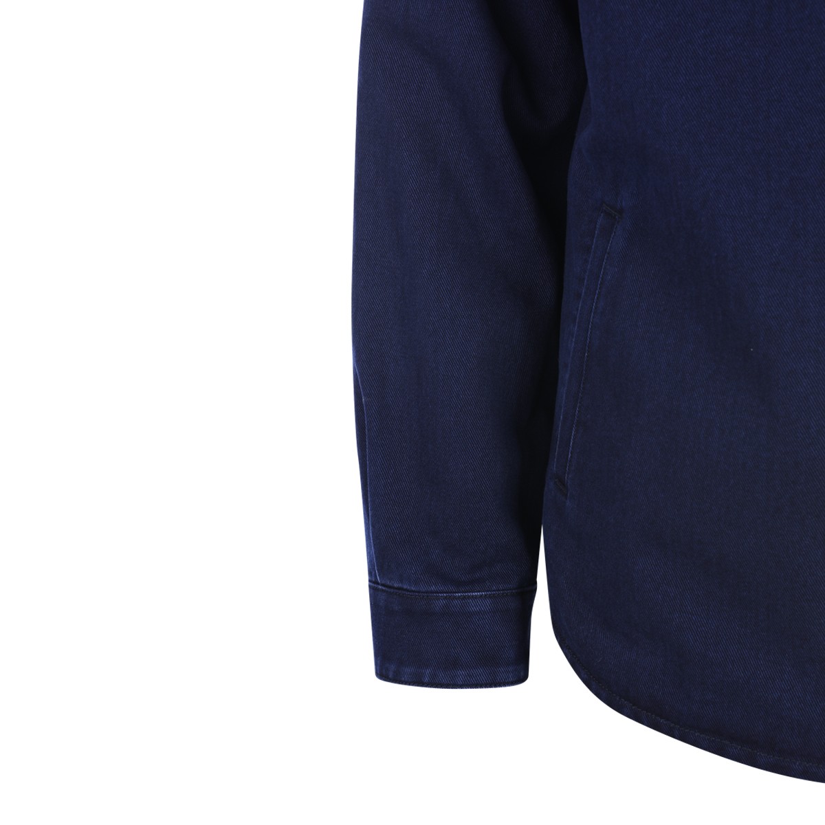 NAVY COTTON CASUAL JACKET