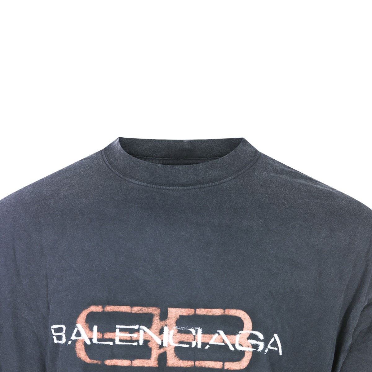 BLACK COTTON T-SHIRT