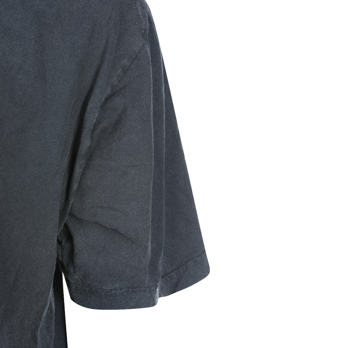 BLACK COTTON T-SHIRT