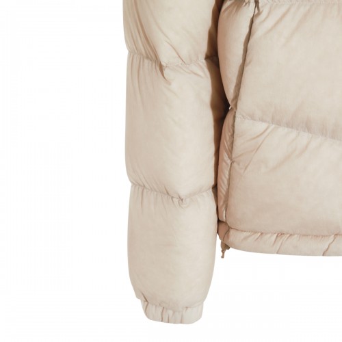 BEIGE QUILL THERMO LIGHT RIPSTOP DOWN JACKET