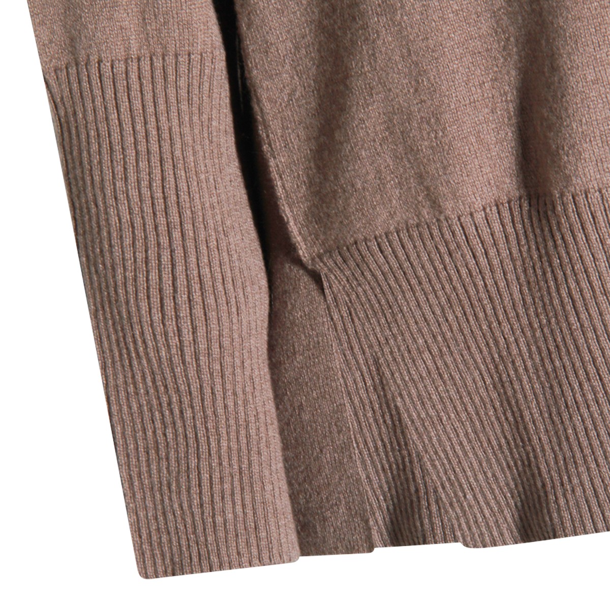 BROWN WOOL PUBLIO CORNELIO KNITWEAR