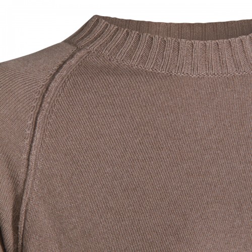 BROWN WOOL PUBLIO CORNELIO KNITWEAR
