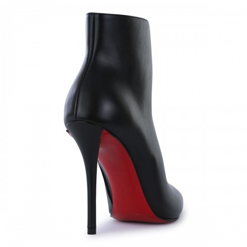 BLACK LEATHER MISS Z BOOTS
