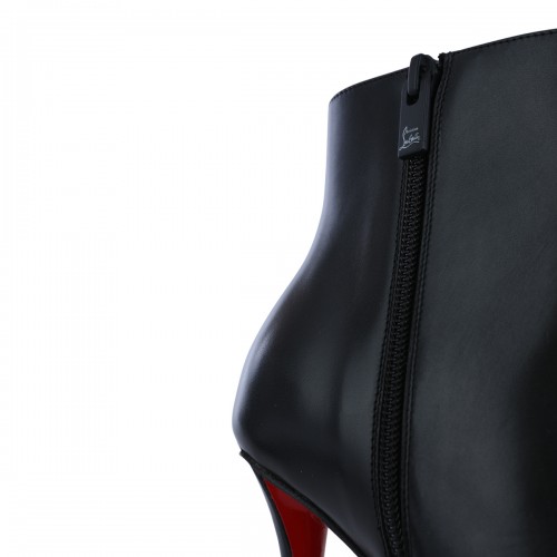 BLACK LEATHER MISS Z BOOTS