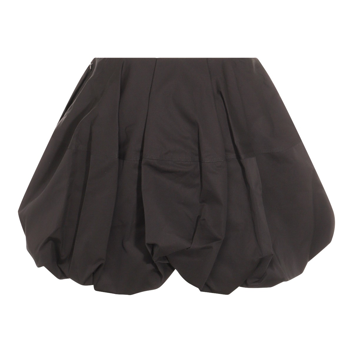 BLACK COTTON SKIRT