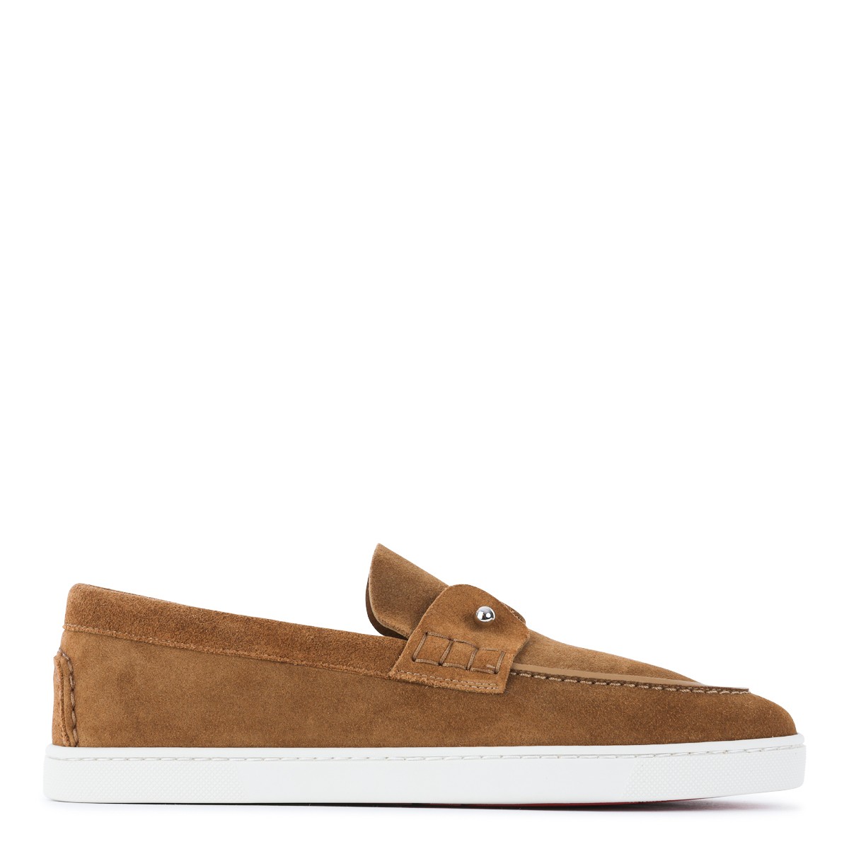 BROWN LEATHER CHAMBELIBOAT LOAFERS