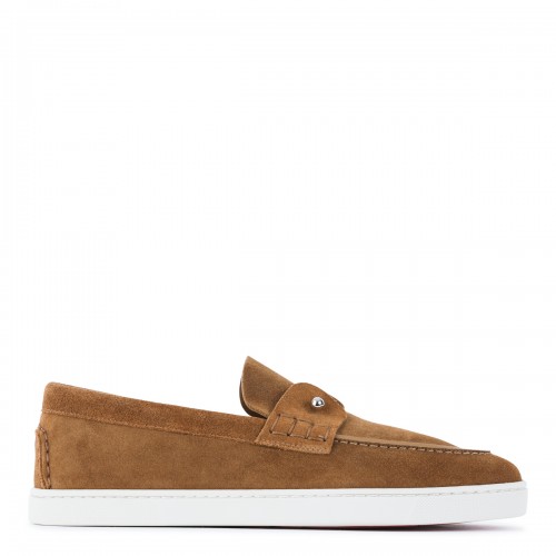 BROWN LEATHER CHAMBELIBOAT LOAFERS
