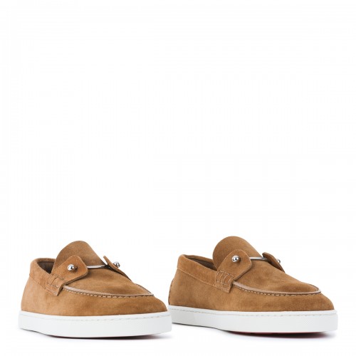 BROWN LEATHER CHAMBELIBOAT LOAFERS