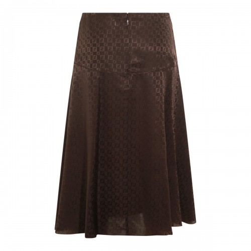 BROWN COTTON SKIRT 2