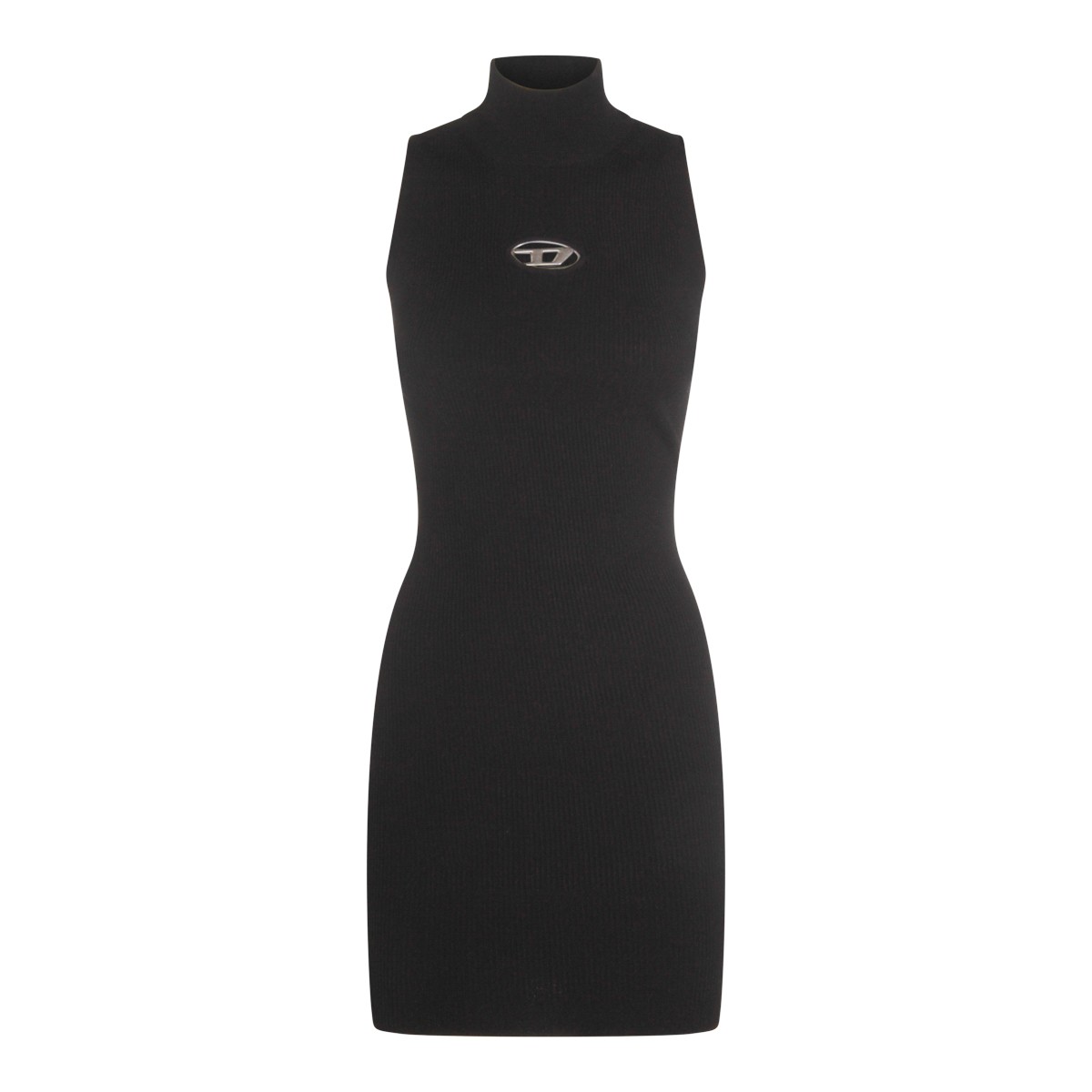 BLACK VISCOSE M-ONERVAX DRESS