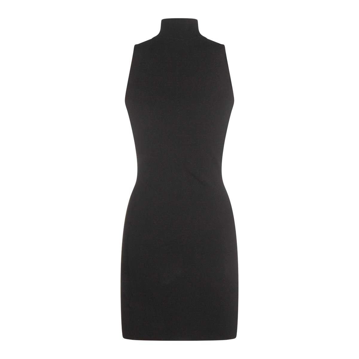 BLACK VISCOSE M-ONERVAX DRESS