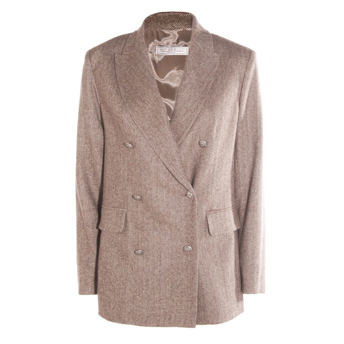 BROWN WOOL ERISTE BLAZER