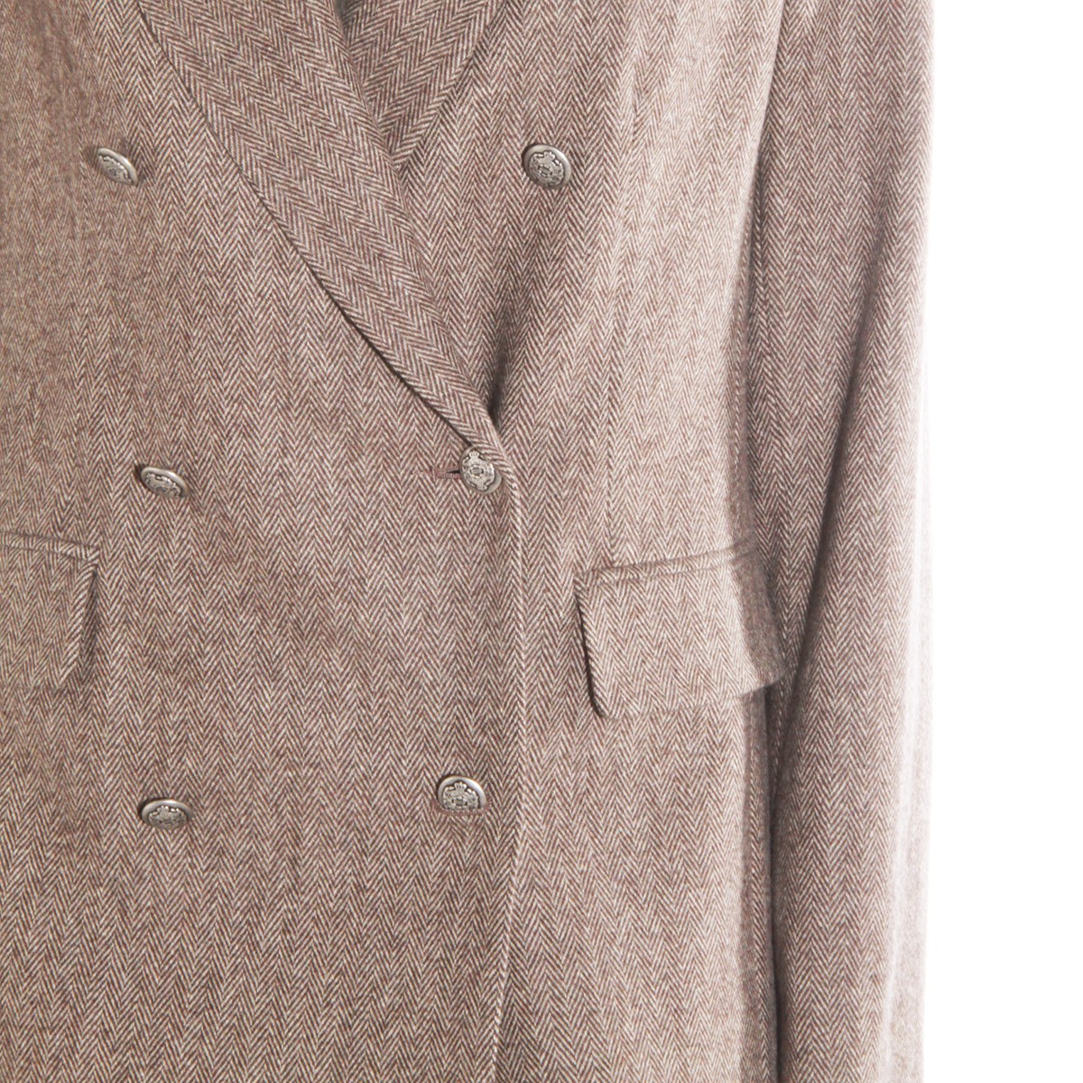 BROWN WOOL ERISTE BLAZER