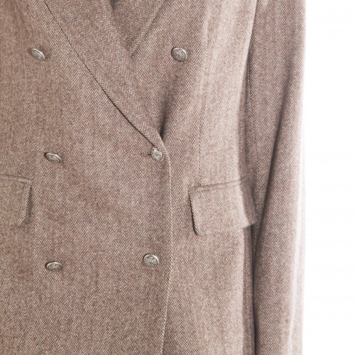 BROWN WOOL ERISTE BLAZER