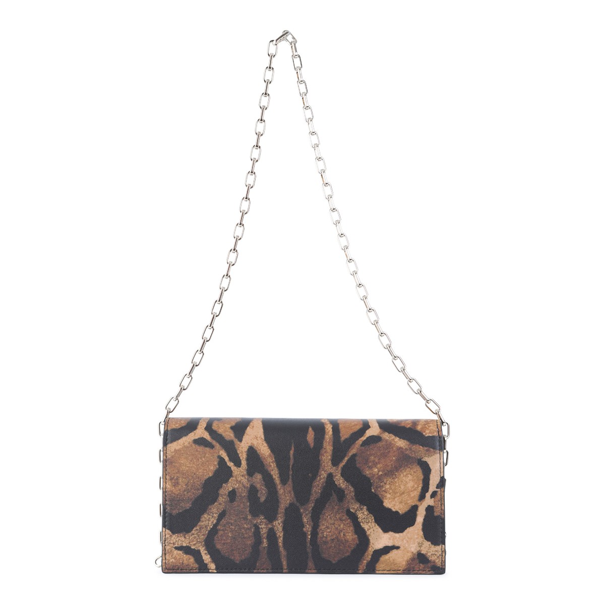 LEOPARD LEATHER LOUBI54 CLUTCH