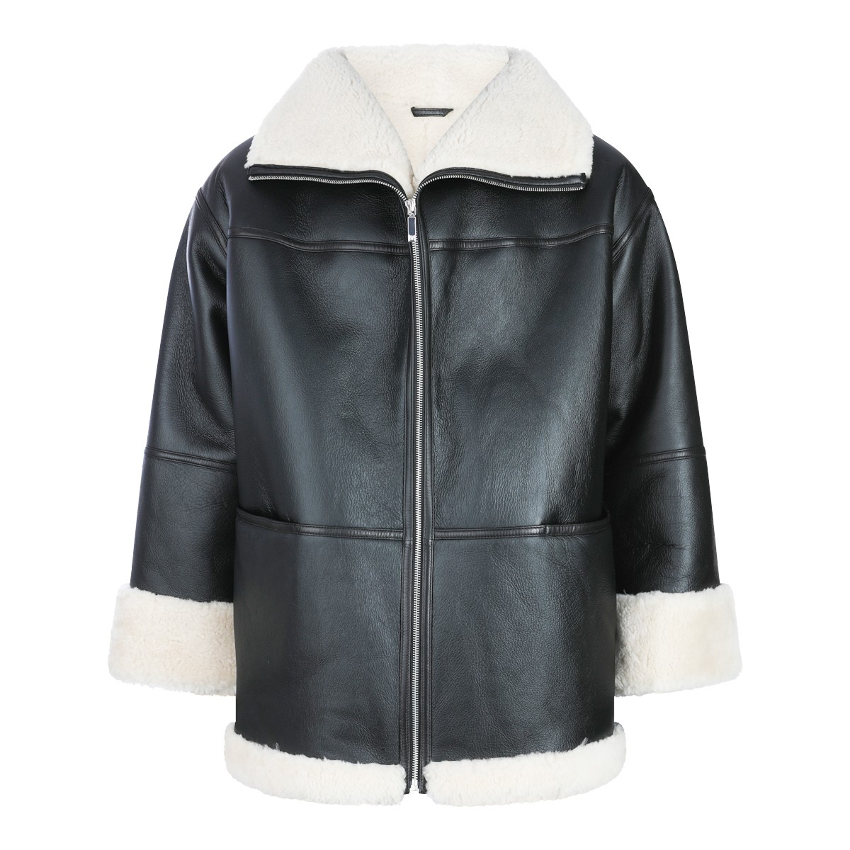 BLACK LEATHER JACKET