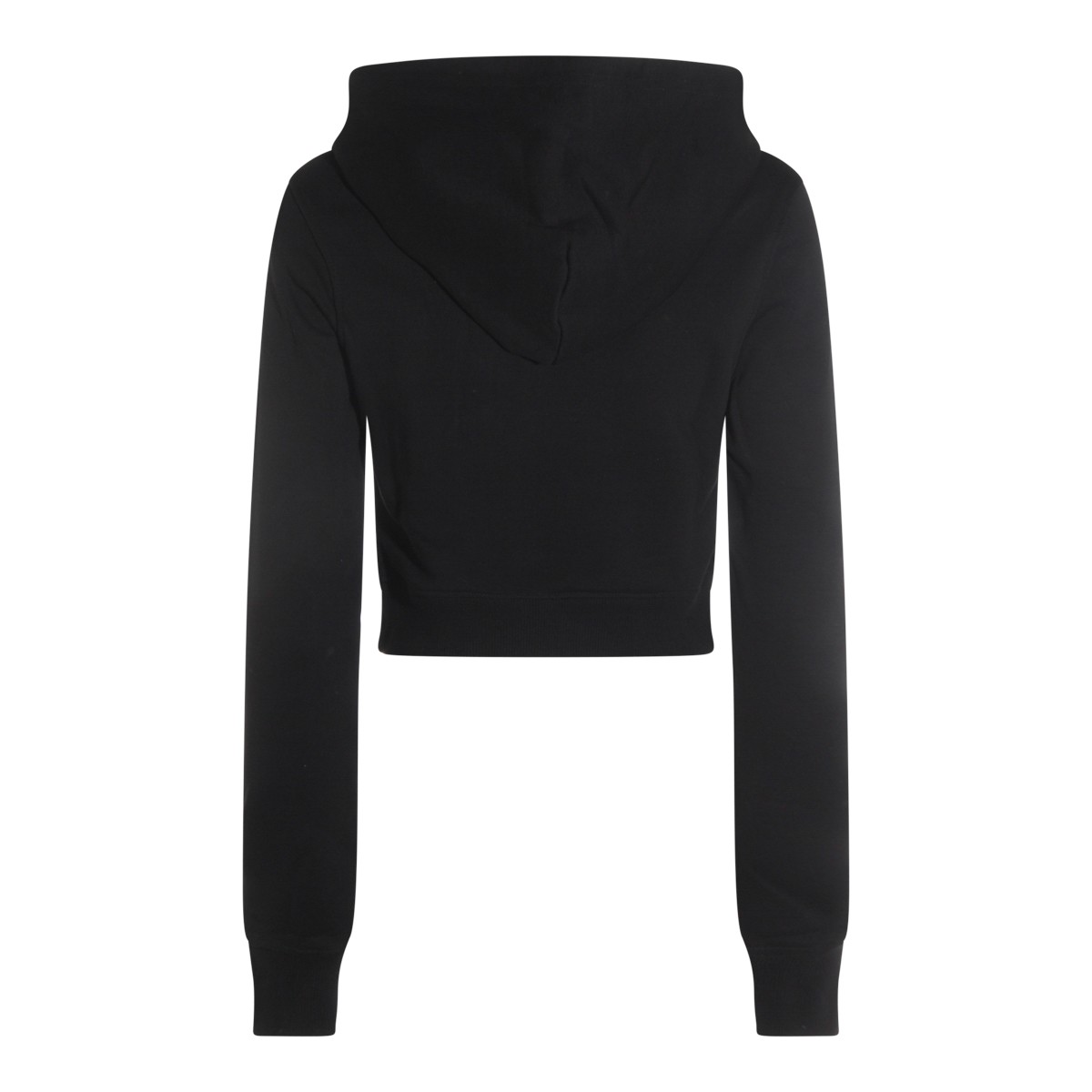 BLACK COTTON F-SLIMMY SWEATSHIRT