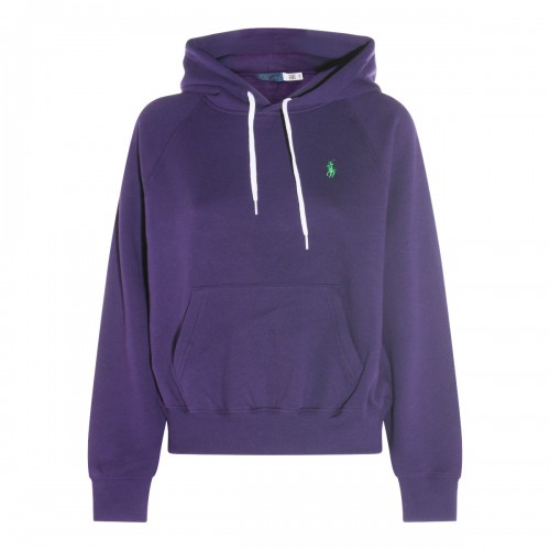 PURPLE COTTON SWEATSHIRT