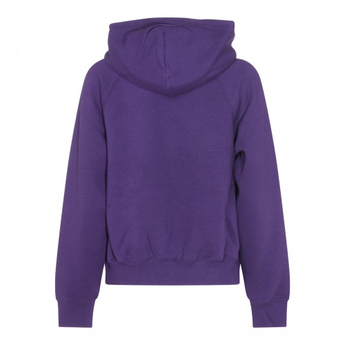 PURPLE COTTON SWEATSHIRT