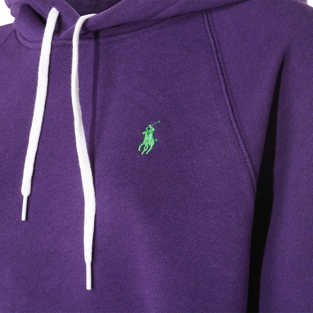 PURPLE COTTON SWEATSHIRT