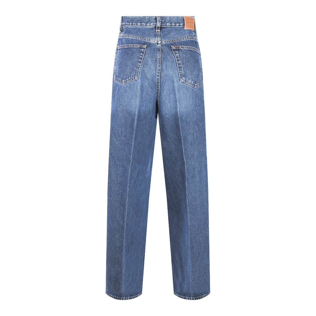 DARK BLUE COTTON L.32 JEANS
