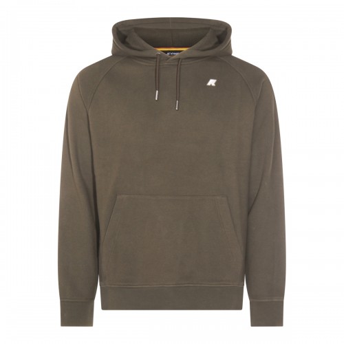 GREEN COTTON ALBAN SWEATSHIRT