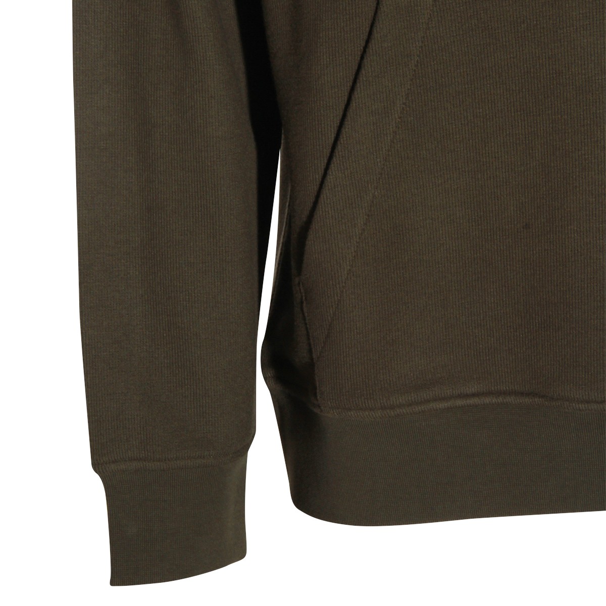 GREEN COTTON ALBAN SWEATSHIRT