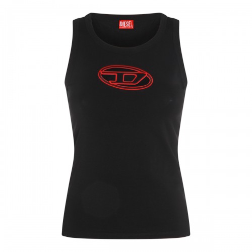 BLACK COTTON T-LYNYS-OD TOP