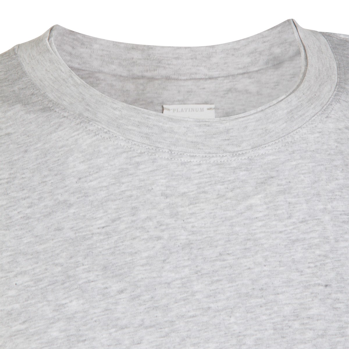 GREY COTTON T-SHIRT